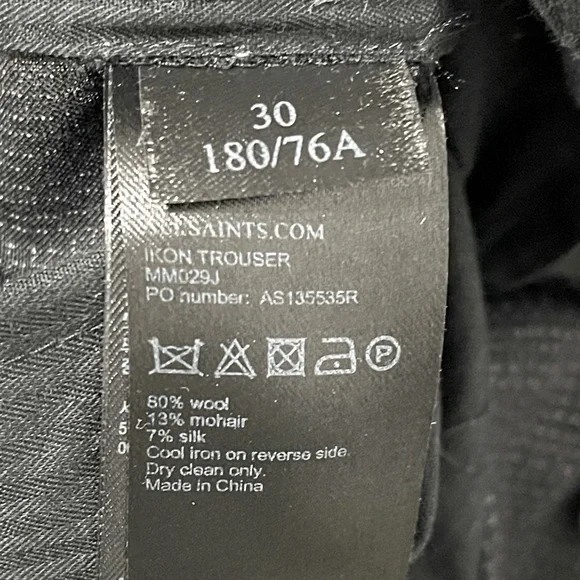 AllSaints Ikon Trouser - Picture 12 of 12